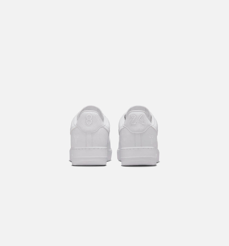 Kobe Bryant x Air Force 1 Mamba Mentality Mens Lifestyle Shoe - White/White
