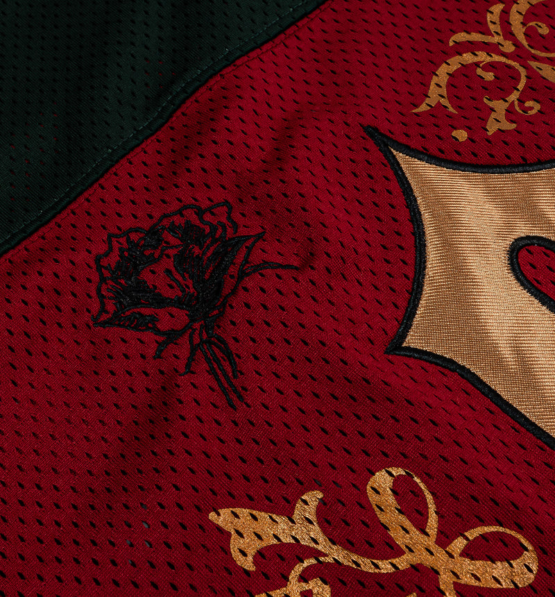 Guadalupe 07 Mesh Mens Jersey - Red/Green