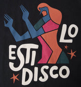 Estilo Disco Mens Short Sleeve Shirt - Black