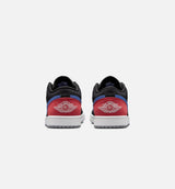 Air Jordan 1 Low Mens Lifestyle Shoe - Black/Summit White/True Blue/Varsity Red)