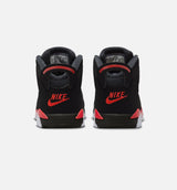 Air Jordan 6 Retro Infrared Salesman Infant Toddler Lifestyle Shoe - Black/Light Crimson