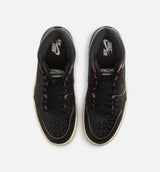 Air Jordan 1 Retro High OG Black and Muslin Mens Lifestyle Shoe - Black/Black/Muslin