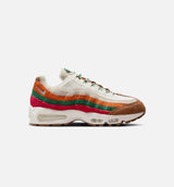 Air Max 95 Big Bubble 7 Eleven Mens Lifestyle Shoe - Sail/Metallic Silver/Total Orange/Sport Green/Gym Red/Light British Tan