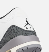 Air Jordan 3 Retro Cement Grey Mens Lifestyle Shoe - Summit White/Fire Red/Cement Grey/Black