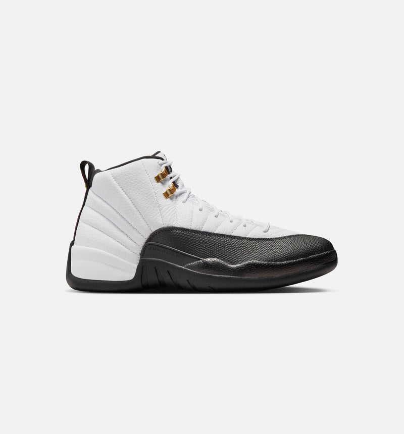 Air Jordan 12 Retro Taxi Mens Lifestyle Shoe - White/Black/Taxi