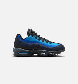 NIKE HF5515-400
 Air Max 95 x Stash Black and Harbour Blue Mens Lifestyle Shoe - Obsidian/Harbor Blue/Black Image 0