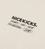 Be Nice Graphic Mens Short Sleeve Shirt - Off White