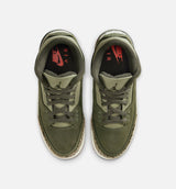 Air Jordan 3 Retro Medium Olive Grade School Lifestyle Shoe - Medium Olive/Sequoia/Neutral Olive/Sail