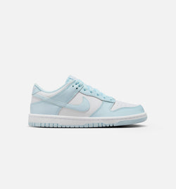 NIKE FB9109-105
 Dunk Low Glacier Blue Grade School Lifestyle Shoe - White/Glacier Blue Image 0