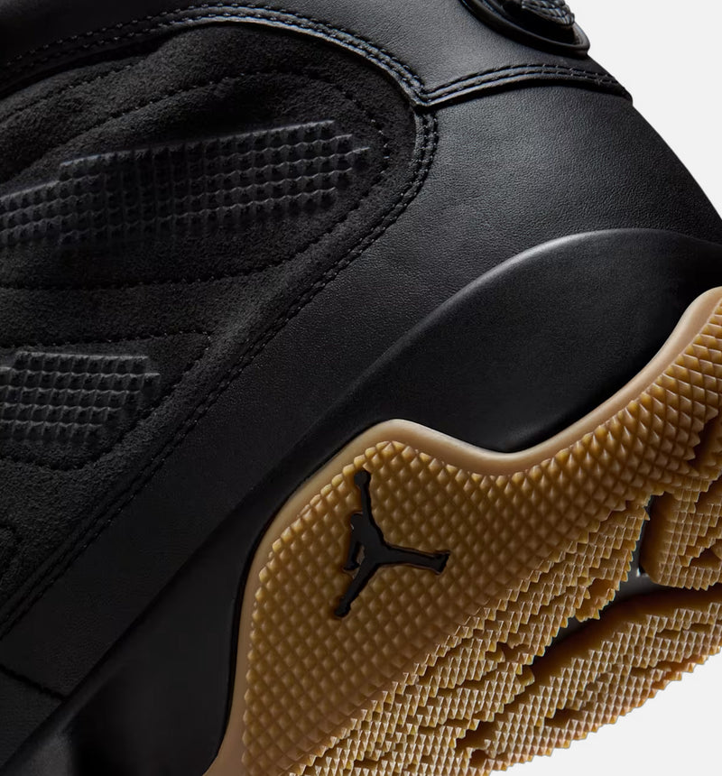 Air Jordan 9 Retro Mens Lifestyle Boot - Black/Black Gum/Light Brown
