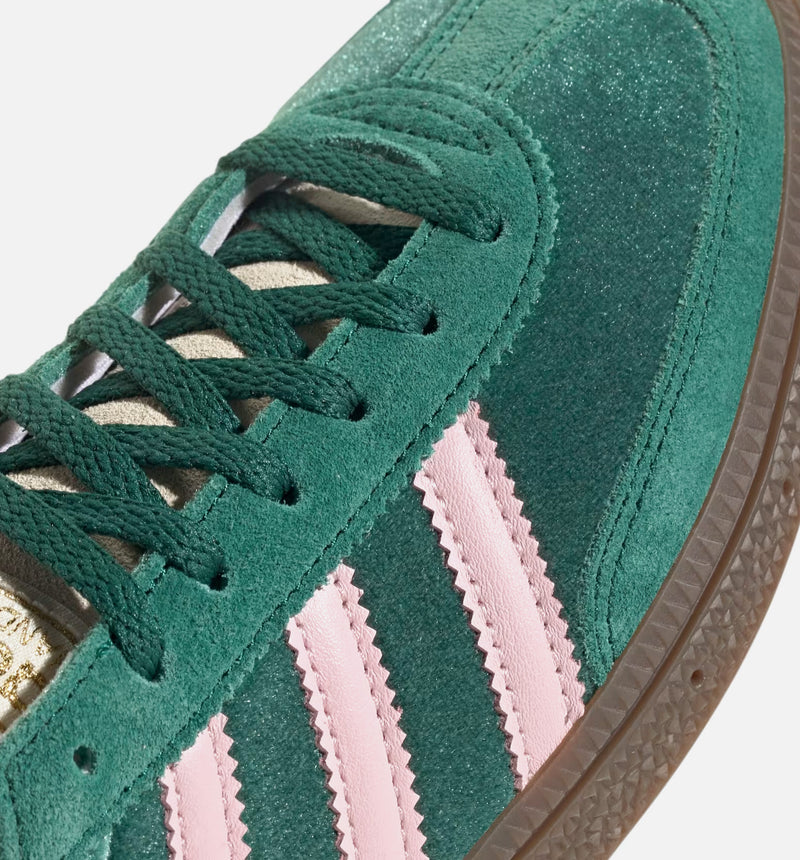 adidas JI2648 Handball Spezial Velvet Womens Lifestyle Shoe - Green/Pink ShopNiceKicks.com adidas JI2648 Handball Spezial Velvet Womens Lifestyle Shoe - Green/Pink ShopNiceKicks.com