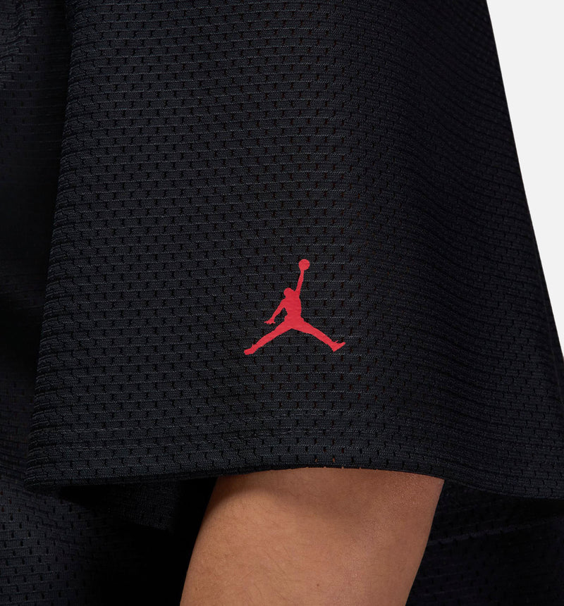 Brooklyn 23 Mesh Womens Jersey - Black/Gym Red