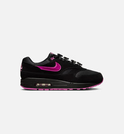 NIKE HV2302-001
 Air Max 1 Premium Mens Lifestyle Shoe - Black/Playful Pink/Red Image 0