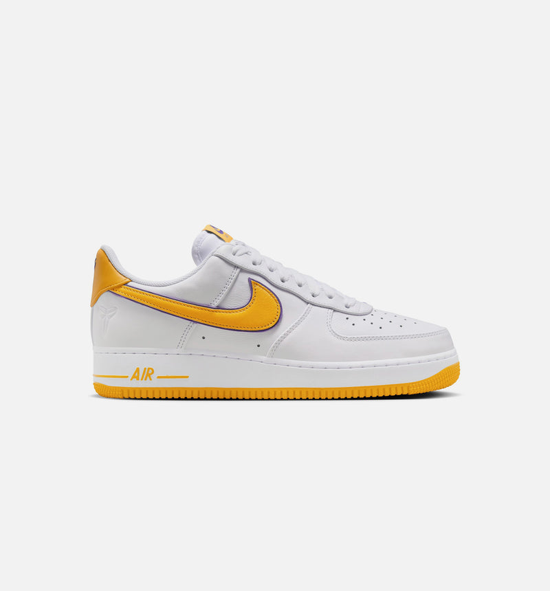 Nike FZ1151 100 Air Force 1 Low Kobe Bryant Lakers Mens Lifestyle Shoe White Varsity ShopNiceKicks