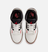 Air Jordan 3 Retro Sail and University Red Grade School Lifestyle Shoe - Sail/Black/University Red/Pale Ivory Free Shipping