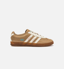 ADIDAS JR0182
 Lionel Messi x Bad Bunny x Gazelle Indoor Cardboard Mens Lifestyle Shoe - Cardboard/Cream White/Wild Brown Image 0