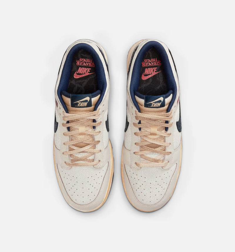Stranger Things x Dunk Low Mens Lifestyle Shoe - Phantom/Midnight Navy