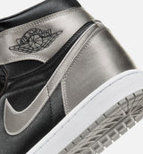 Air Jordan 1 Retro High OG Satin Shadow Womens Lifestyle Shoe - Black/Medium Grey/White