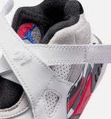 Air Jordan 8 Retro White And True Red Infant Toddler Lifestyle Shoe - White/Black/True Red