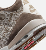 Air Jordan 3 Retro Laser Phantom And Palomino Mens Lifestyle Shoe - Phantom/Palomino/Sail/University Red