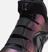 Zoom Lebron IV Black and Varsity Purple Mens Lifestyle Shoe - Black/Varsity Purple/Blue Tint