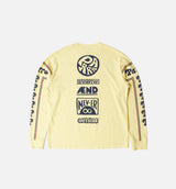 Never Sinister Mens Long Sleeve Shirt - Yellow