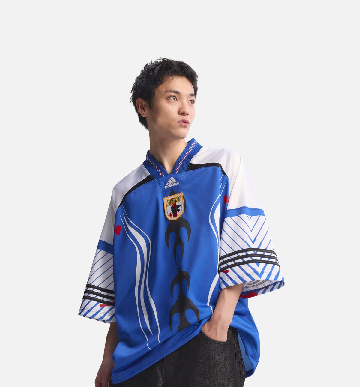 ユニフォーム adidas KD5984 Bringback Remixed Japan Mens Jersey - Power Blue