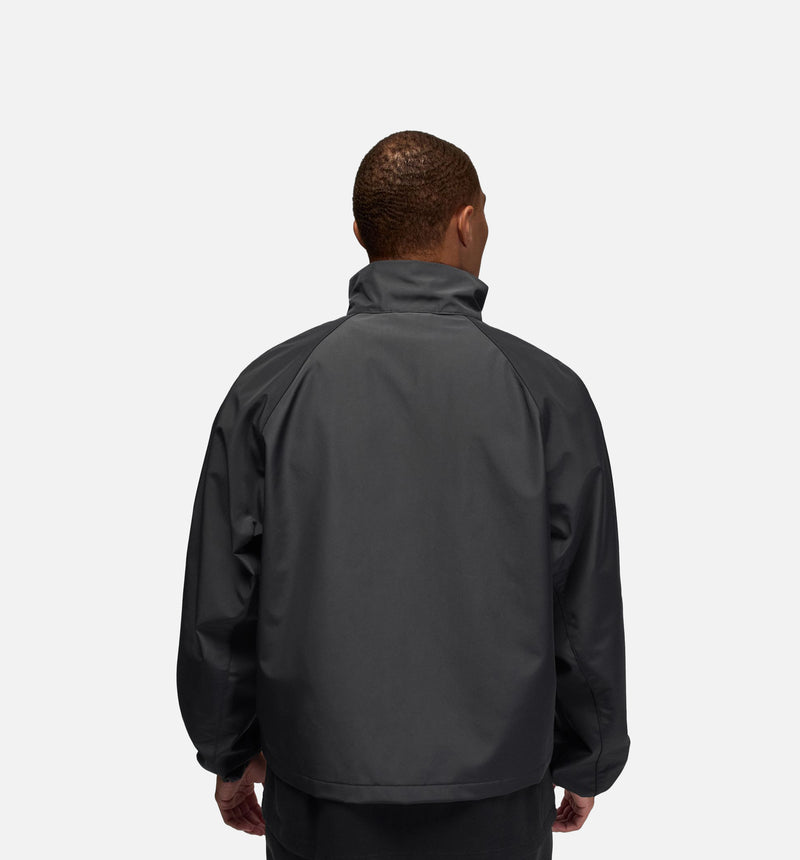 AJ Track Mens Jacket - Off Noir