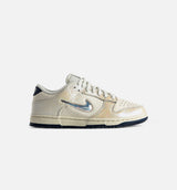 Dunk Low Metallic Jewel Swoosh Womens Lifestyle Shoe - Soft Pearl/Midnight Navy/Midnight Navy/Multi-Color