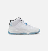 Air Jordan 11 Retro Legend Blue Preschool Lifestyle Shoe - White/Legend Blue/Black Free Shipping