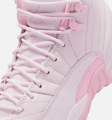 Air Jordan 12 Retro Pearl Pink Grade School Lifestyle Shoe - Pearl Pink/Medium Soft Pink