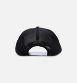 Speak Trucker Snapback Mens Hat - Black/White