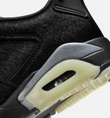 Air Jordan 6 Retro Low Blackout Womens Lifestyle Shoe - Black/Black