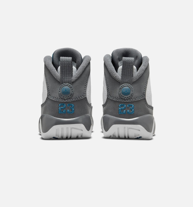 Jordan 401812-100 Air Jordan 9 Retro Flint Grey and French Blue