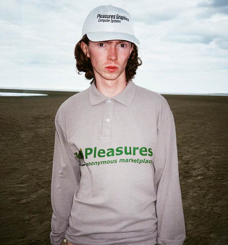 Exchange Polo Mens Long Sleeve Shirt - Grey