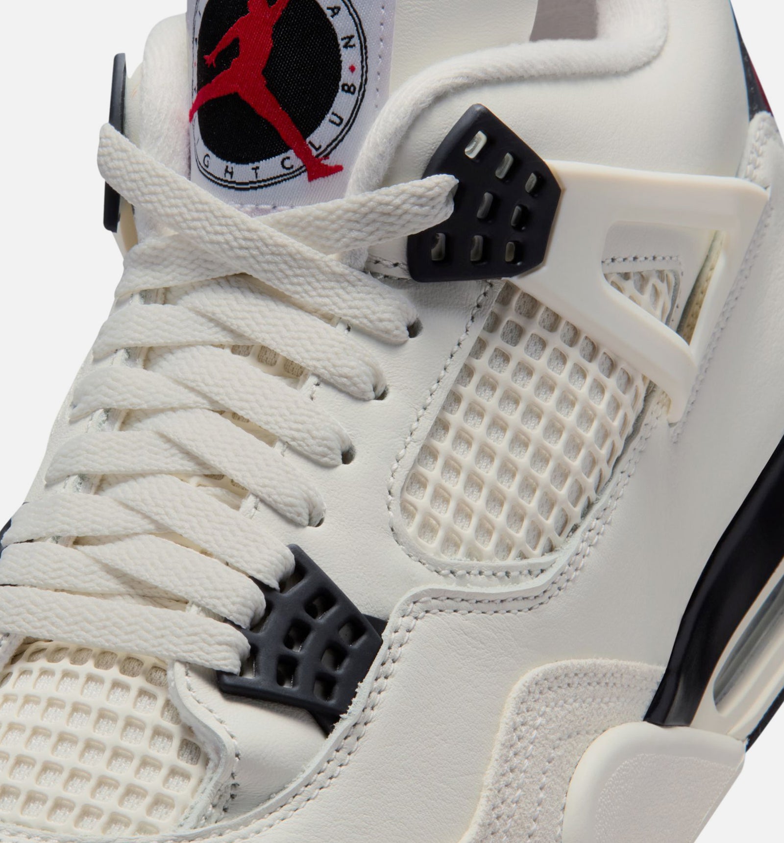 Jordan Air Jordan 4 Retro Flight Club Sail Black University Red IM4002-100 Jordan Air Jordan 4 Retro OG Flight Club | Sail/Black  main image 2