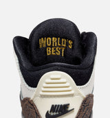 Air Jordan 3 Retro Sail and University Red Infant Toddler Lifestyle Shoe - Sail/Black/University Red/Pale Ivory Free Shipping