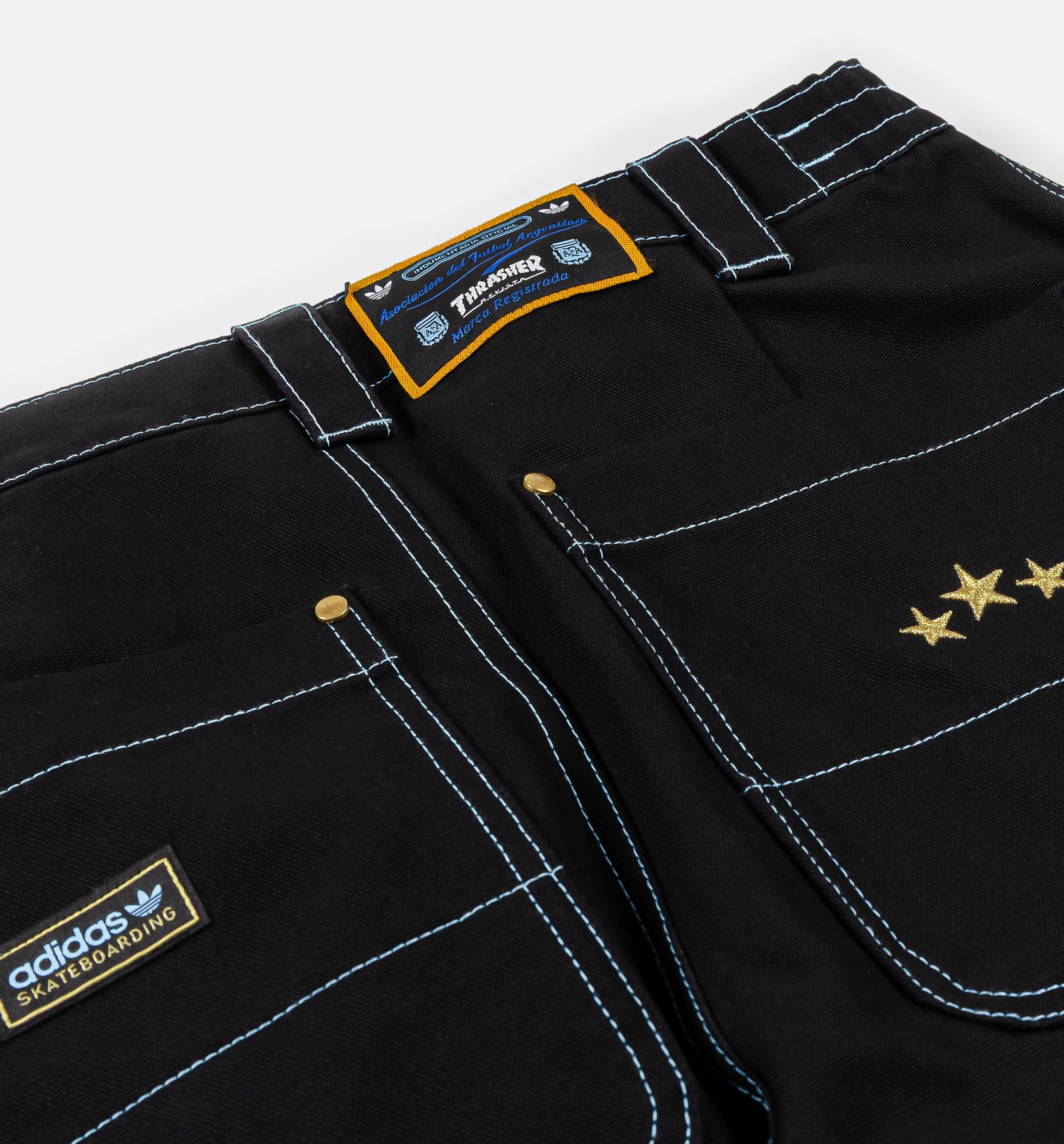 adidas KX4550 Argentina x Thrasher Chino Mens Pant - Black