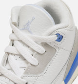 Air Jordan 3 Retro Lucky Shorts Infant Toddler Lifestyle Shoe - Summit White/Hydrogen Blue/Legend Blue