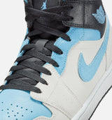 Air Jordan 1 Mid SE Mens Lifestyle Shoe - Summit White/Blue Chill/Black