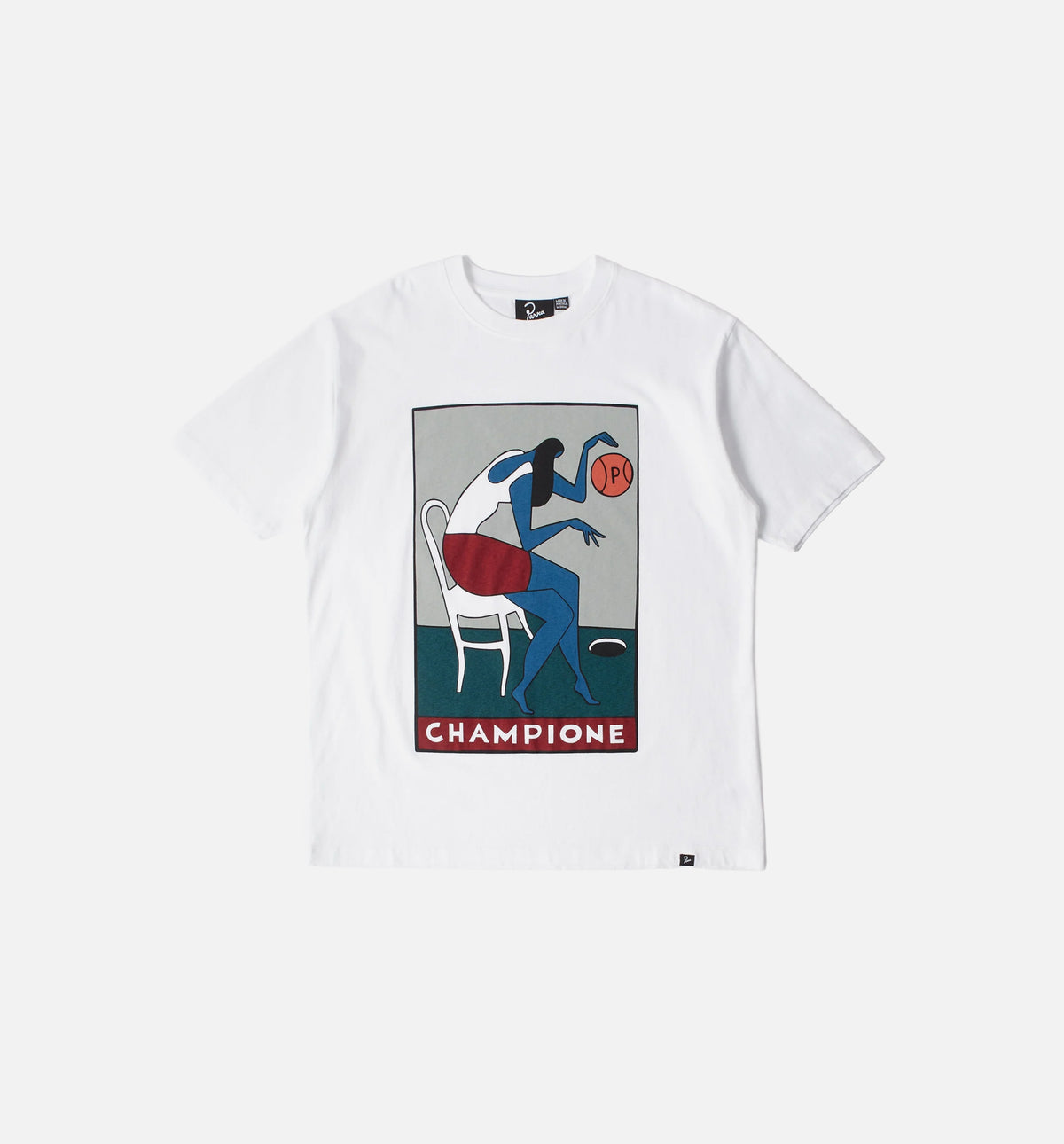 Parra 55175-WHT Champione Mens Short Sleeve Shirt - White