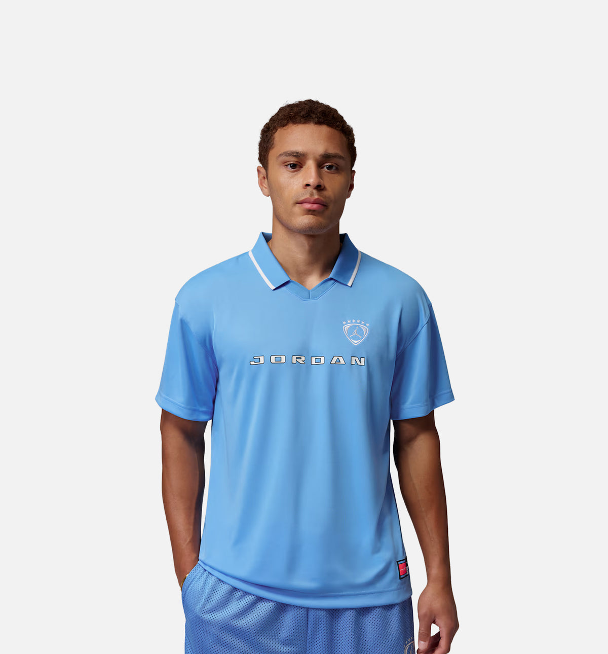 Jordan IM8998-412 Brooklyn Soccer Mens Short Sleeve Shirt
