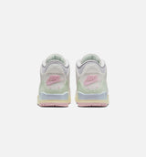 Air Jordan 3 Retro Sail And Jade Aura Mens Lifestyle Shoe - Sail/Jade Aura/Aura/Iced Carmine