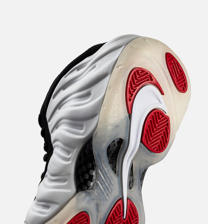 Air Foamposite Pro Pearl Mens Lifestyle Shoe - Pearl/White/Black/True Red