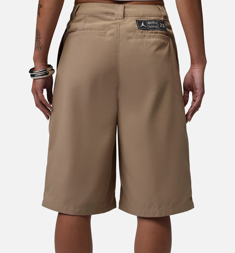 Jordan IH0657-247 Flight Big Chino Womens Shorts - Khaki