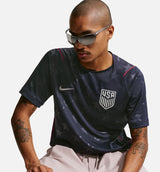 USMNT 2026 Stadium Away Dri Fit Soccer Replica Mens Jersey -  Dark Obsidian/University Red/Pure Platinum