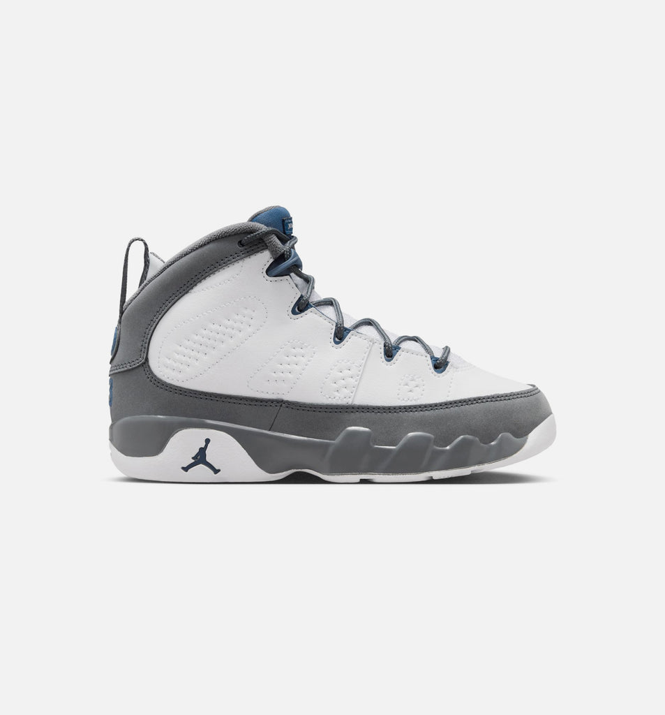 Jordan 401811-100 Air Jordan 9 Retro Flint Grey and French Blue