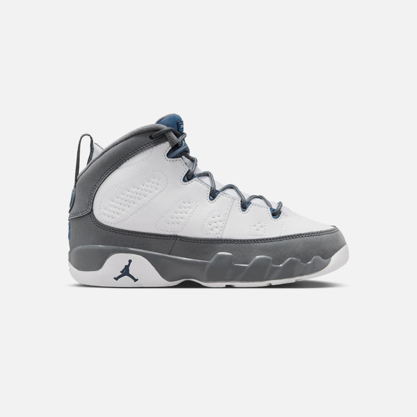 Jordan 401811-100 Air Jordan 9 Retro Flint Grey and French Blue