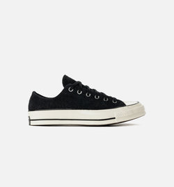 CONVERSE A14662C
 Chuck Taylor 70 OX Suede Mens Lifestyle Shoe - Black/Egret/Black Image 0