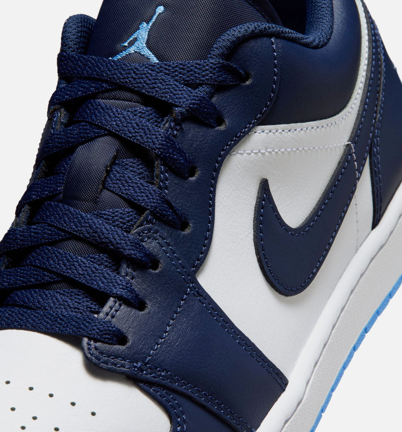 Jordan 553558-404 Air Jordan 1 Low Mens Lifestyle Shoe - Midnight